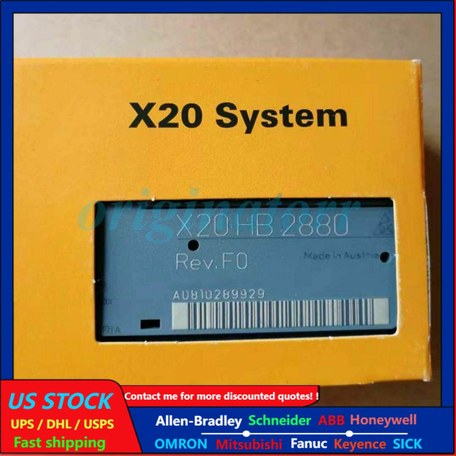 B&R X20HB2880 Brand DHL Express shipping NEW