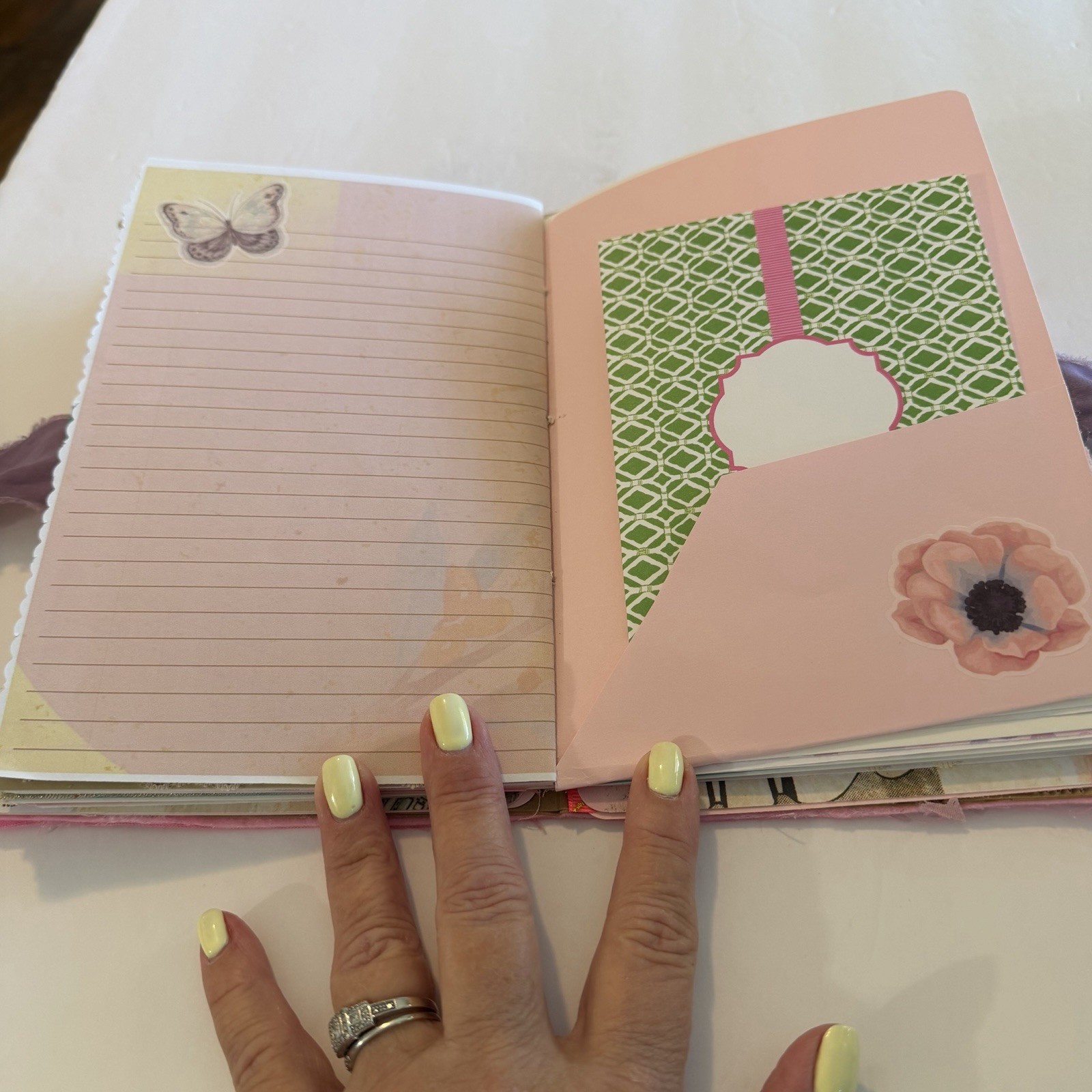 Handmade Patchwork Junk Journal Shabby Chic 9×6