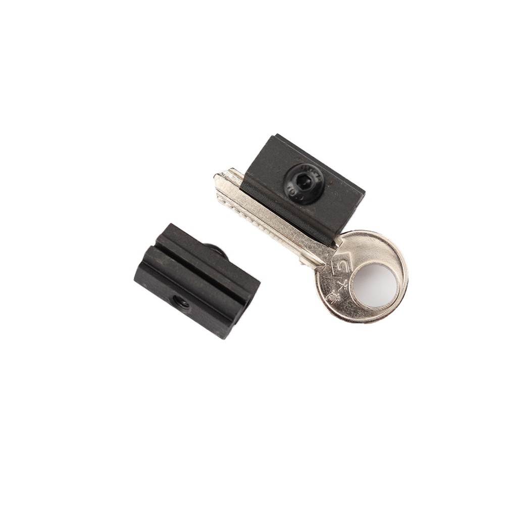 1Set Key Clamp Vertical Fixture Auxiliary Tooth Opening Locksmith Double-side