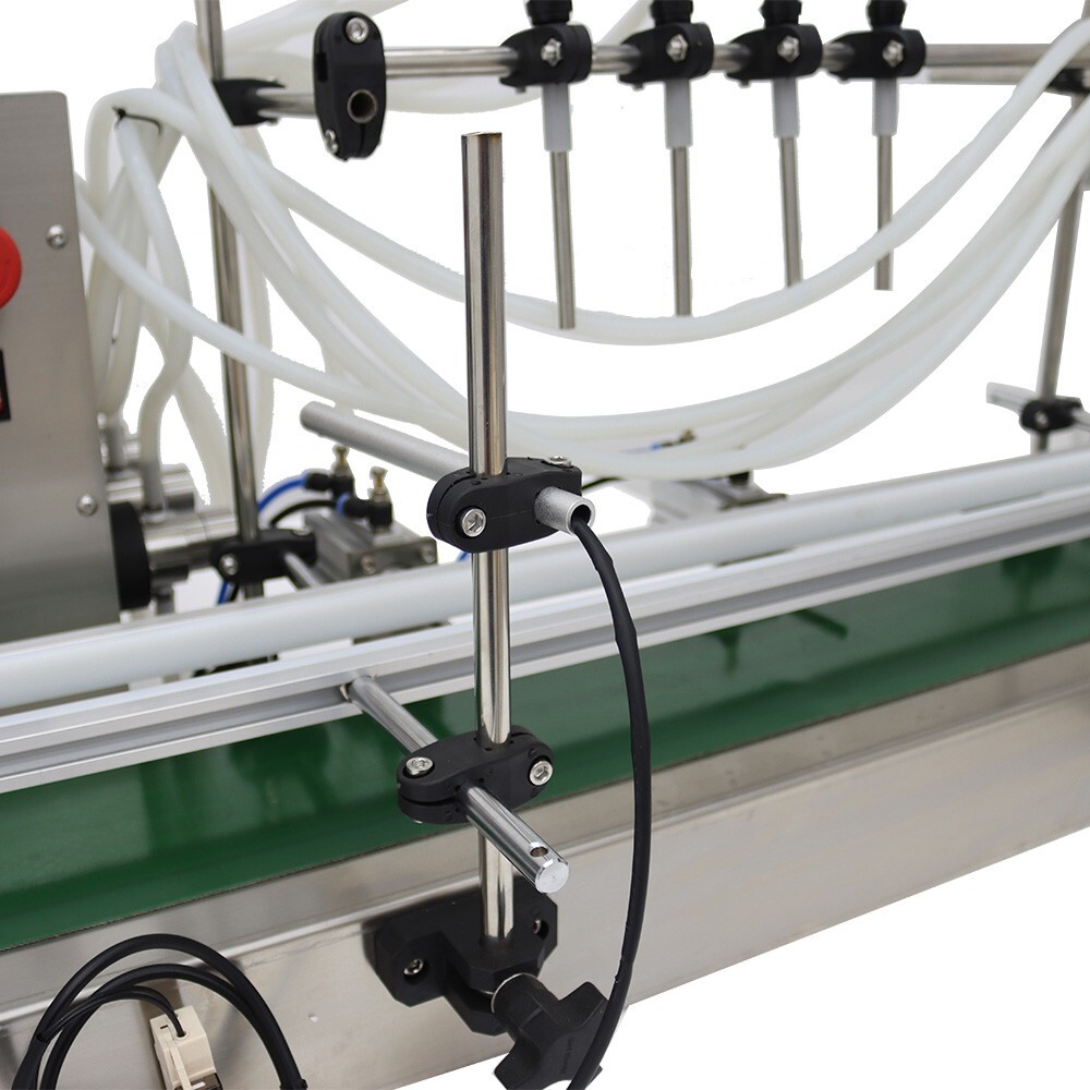 110V Automatic 4Head Magnetic Pump Filling Machine Liquid Bottle Filler 5-1000ml