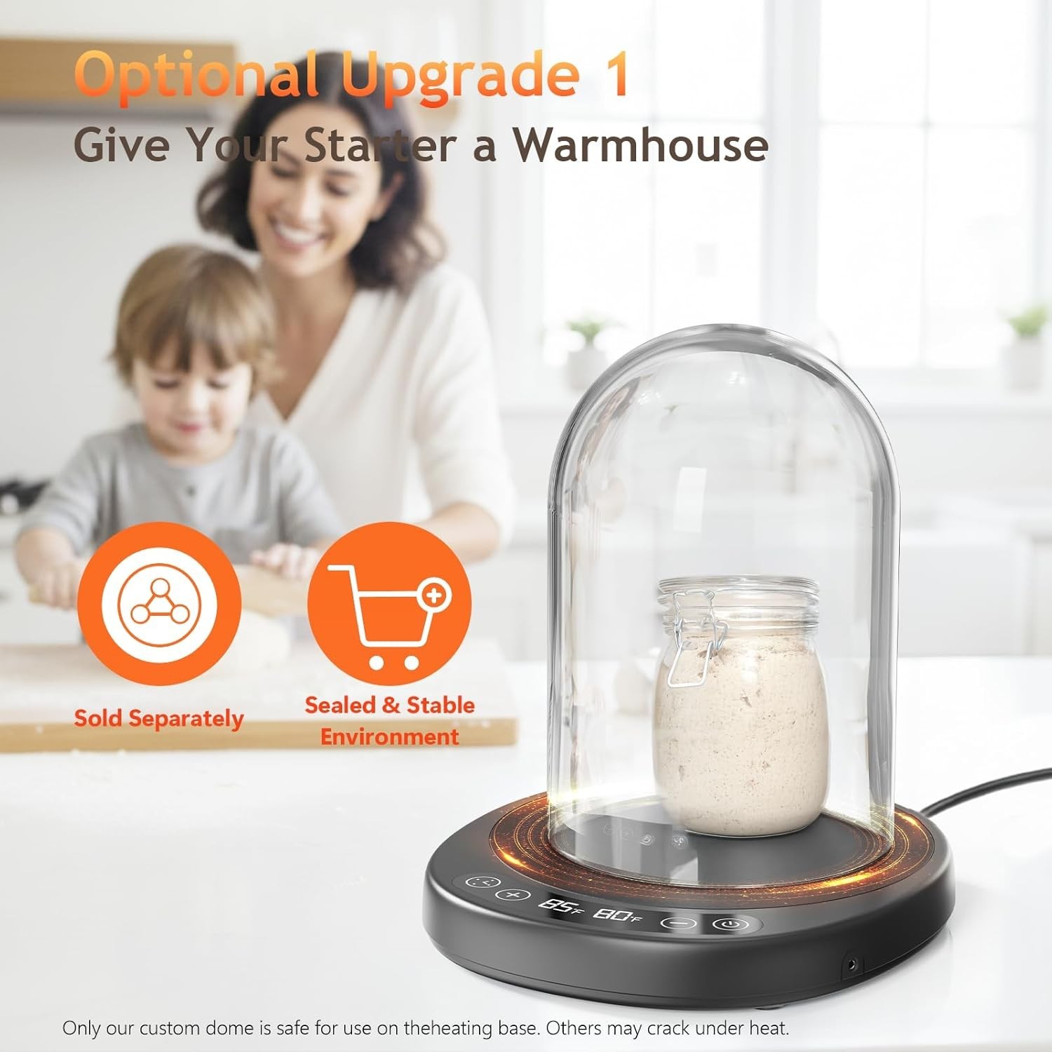 SourKeeper, Larger 2-in-1 Sourdough Starter Warmer Pro – 2026 Upgrade Larger …