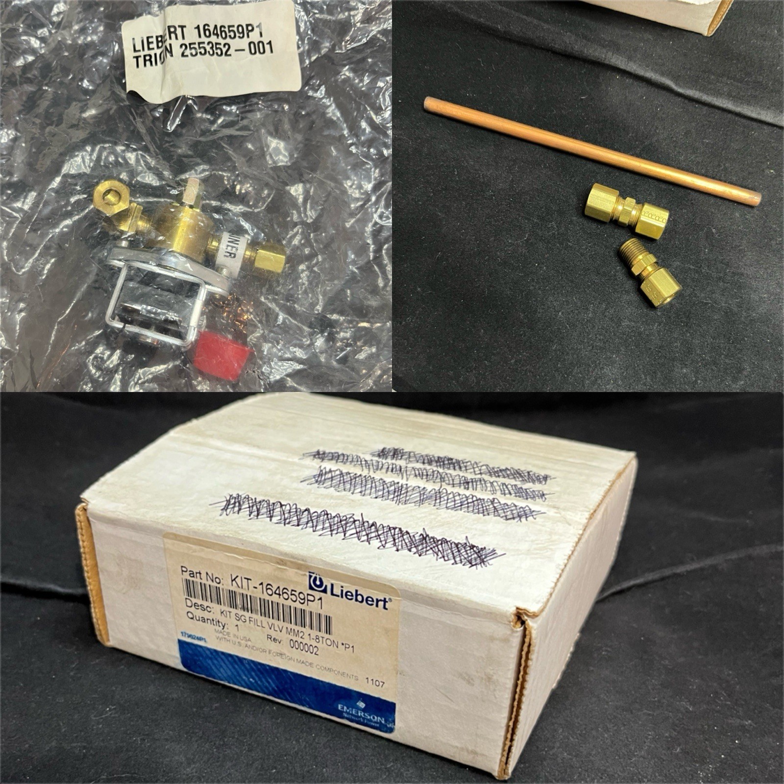 Emerson Liebert Kit-164659P1 Humidifier Fill Valve Repair Kit