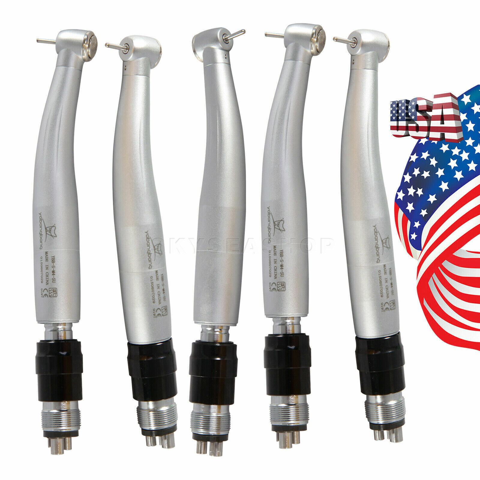 10 NSK Style Dental standard High Speed Handpiece Quick Coupler 4 Hole YBNK4 Juz