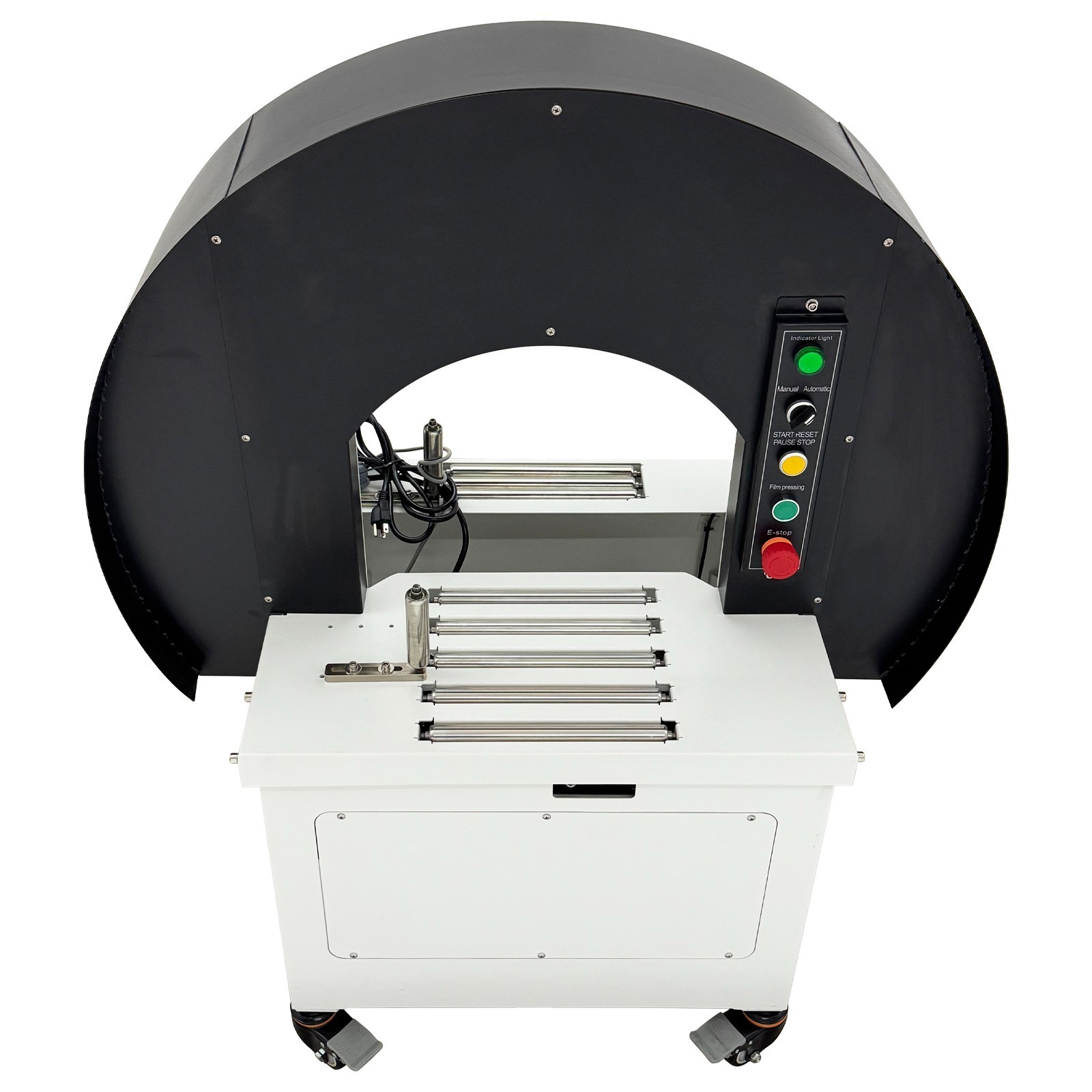 Heavy-Duty 110V Semi-auto Wrapping Machine 350W Semi-automatic Stretch Film Wrap