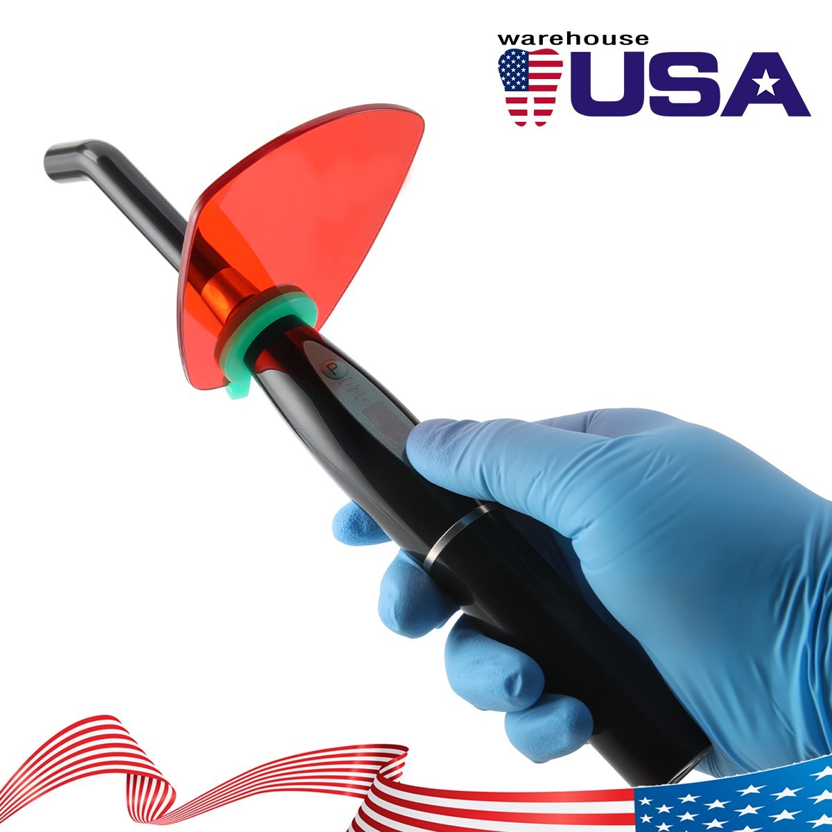 Dental Wireless Cordless Orthodontic LED Cure Curing Light Lamp 1 Sec Resin Cure
