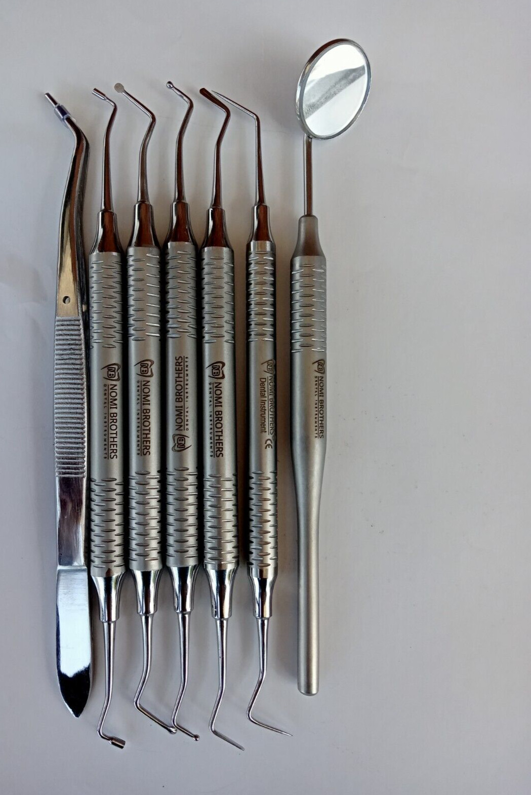 German Dental Composite Filling Instruments Set of 7 Hollow Handle Restorative