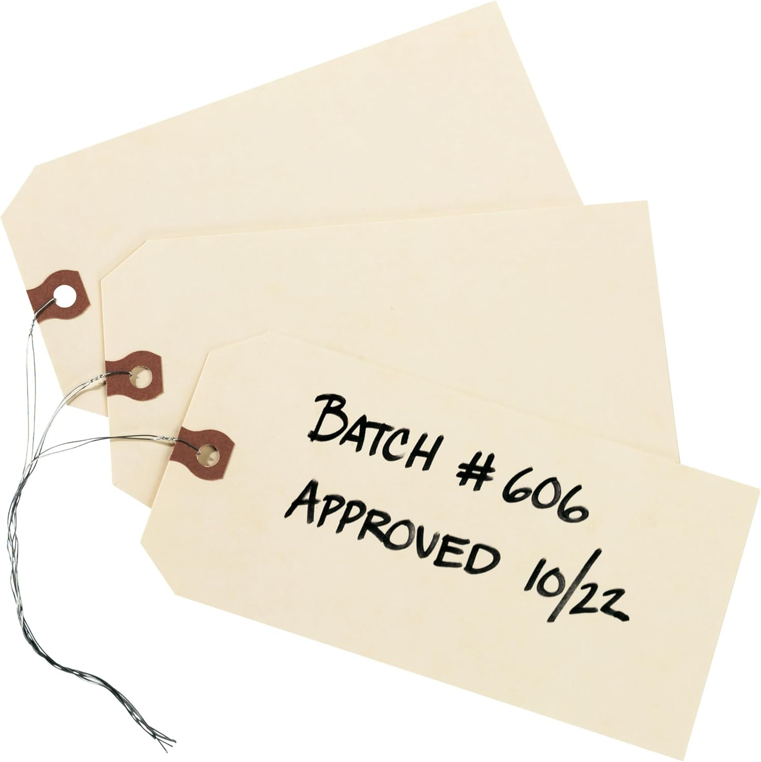 Price Tags with String Attached, 11.5 Pt. Stock, 4-3/4″ X 2-3/8″, 1,000 Manila H