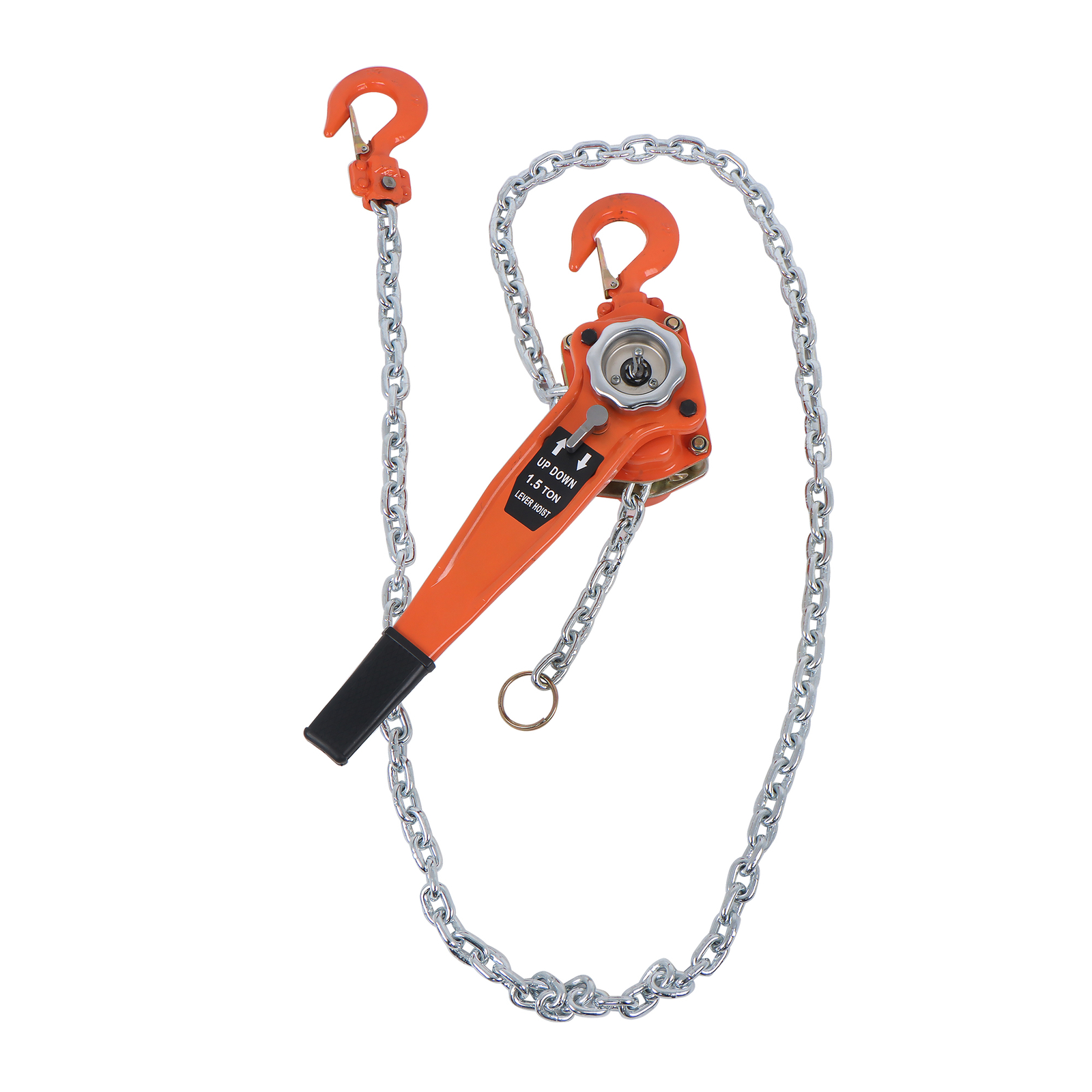 3300LB 1.5Ton Manual Lever Chain Hoist 10FT Lift G80 Chain & 360° Swivel Hook