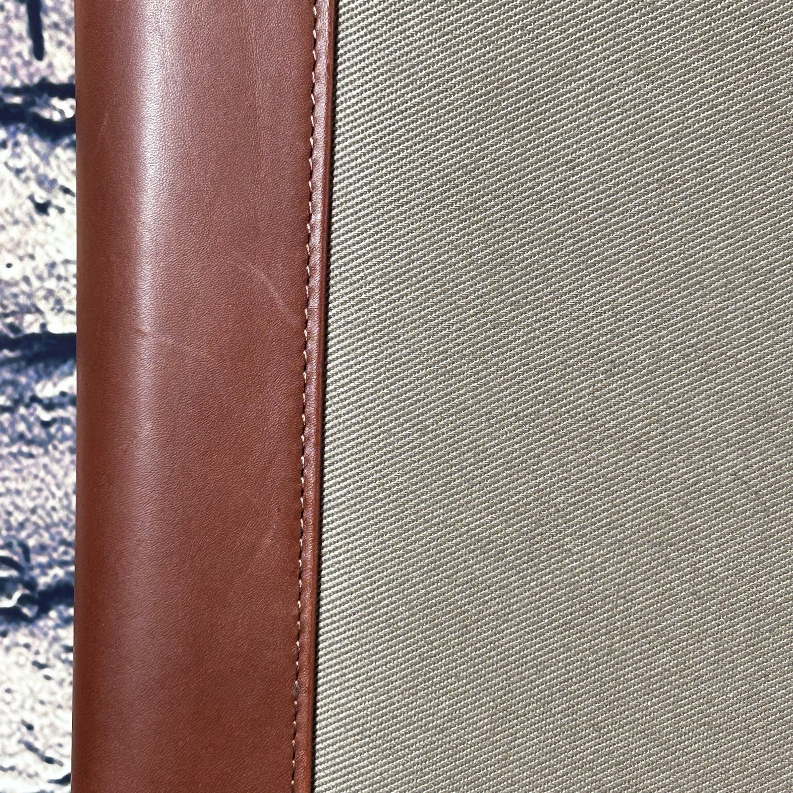Cutter & Buck Leather And Canvas Pad folio Notepad Notebook