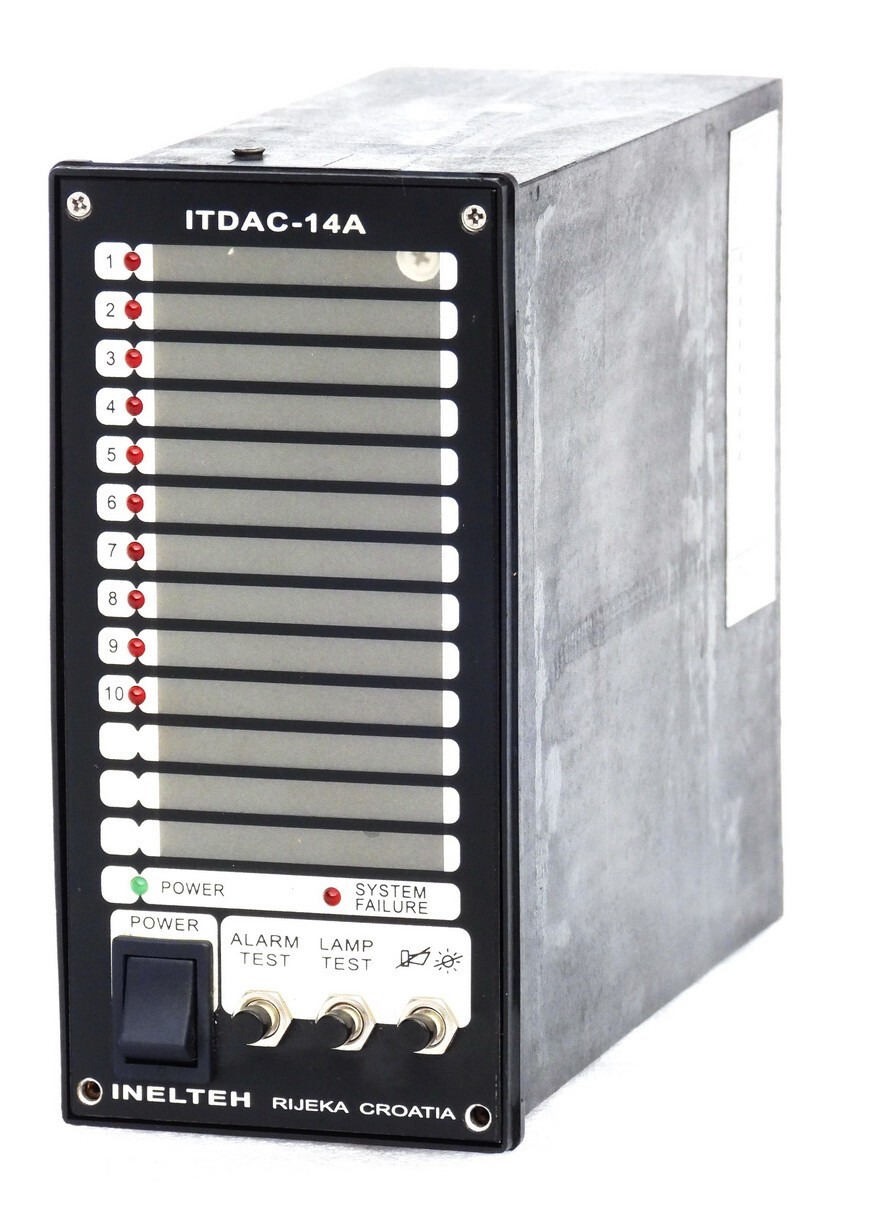 INELTEH ITDAC-14A ALARM AND CONTROL UNIT BY RIJEKA CROATIA