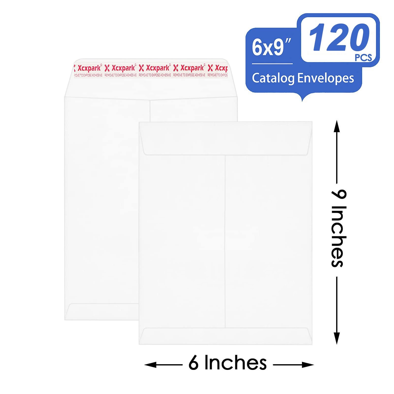 120 PCS 6×9 inches Security Catalog Envelopes Printable Self Seal Envelopes A…