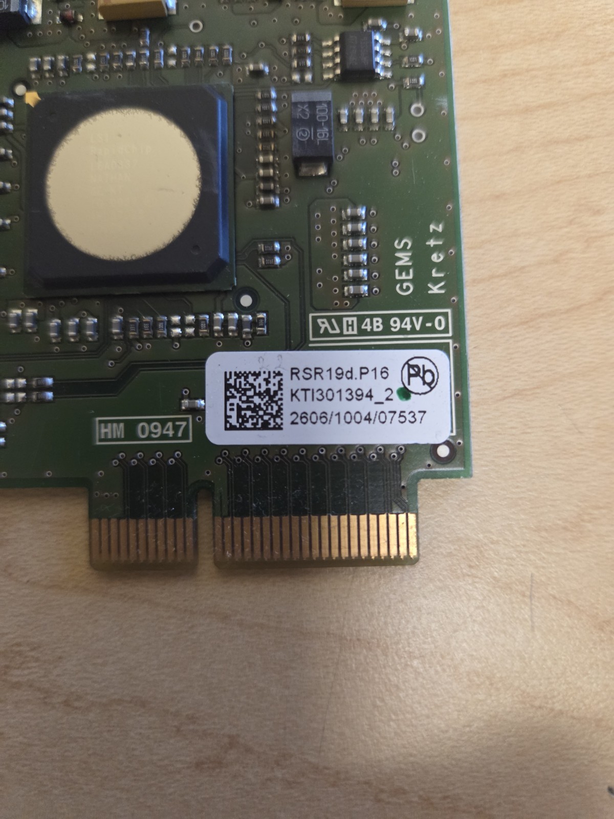 GE VOLUSON E6 E8 BEAMFORMER RX SUB BOARD HAL RSR19 RSR19d.P16 KTI301394_2 – USED