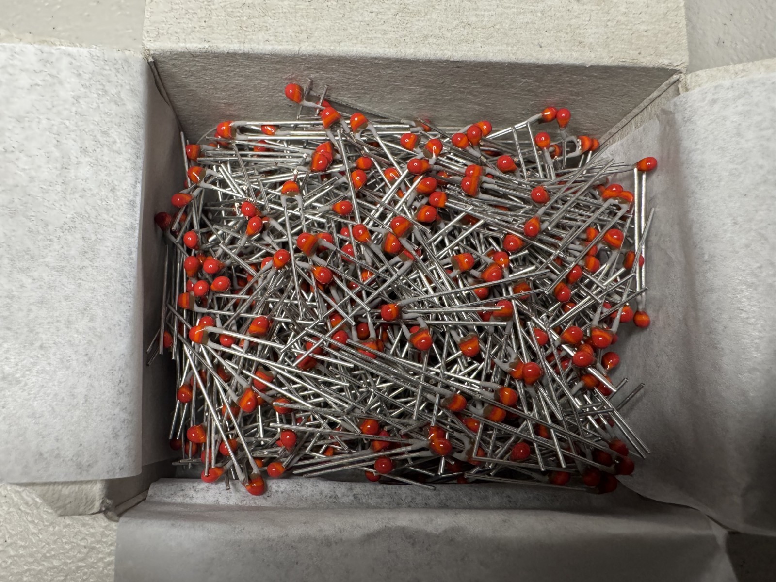 500X NTCLE100E3123GB0A VISHAY NTC Thermistor 12 kΩ ±2% B=3740 Box of 500 pcs