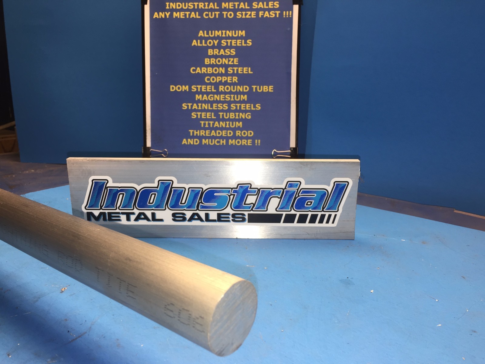 1″ Dia x 12″-Long 6061 T6511 Aluminum Round Bar–>1″ Dia 6061 T6511 Rod