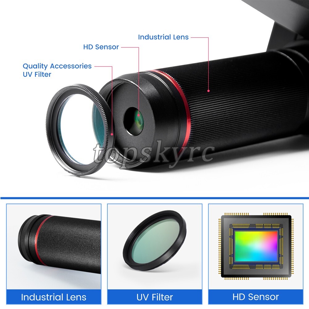 Andonstar AD409 4MP Wifi Microscope Digital Microscope with 10.1 LCD Screen SZ