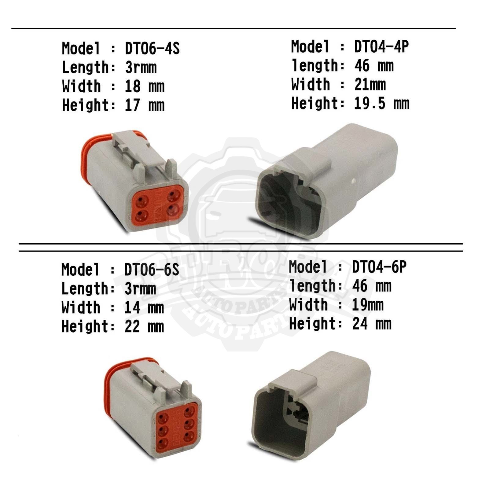 1650PCS Genuine Deutsch Connector Kit Stamped Contacts For 14,16,18,20 GA.WIRE