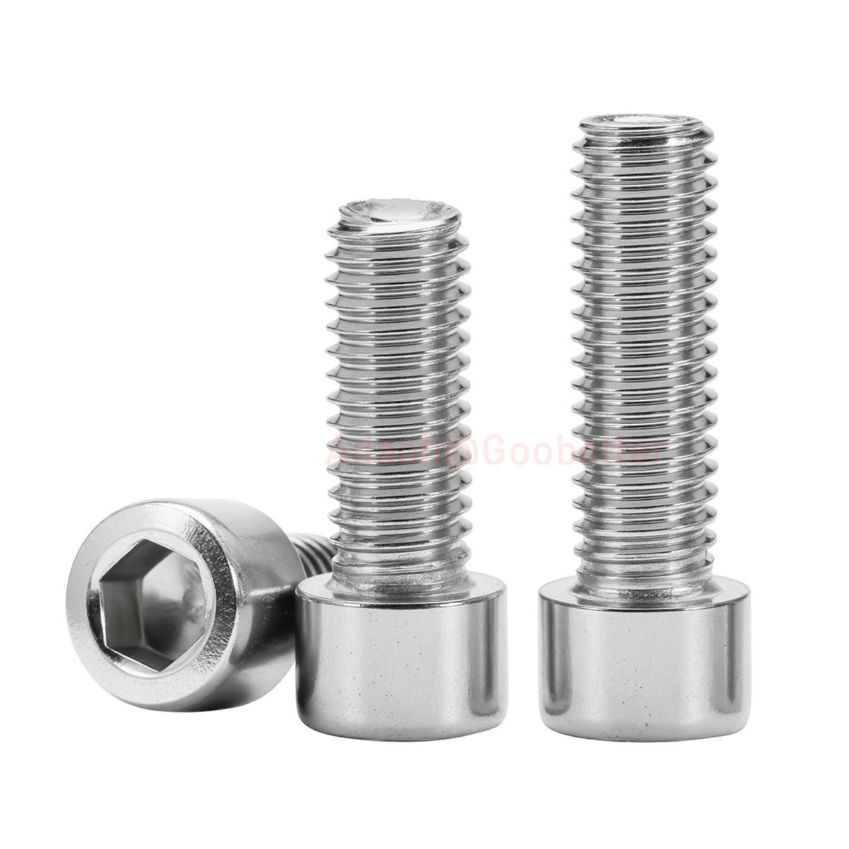 M3 M4 M5 M6 M8 SUS201 Stainless Steel Cap Screws Hex Socket Head Allen Key Bolts