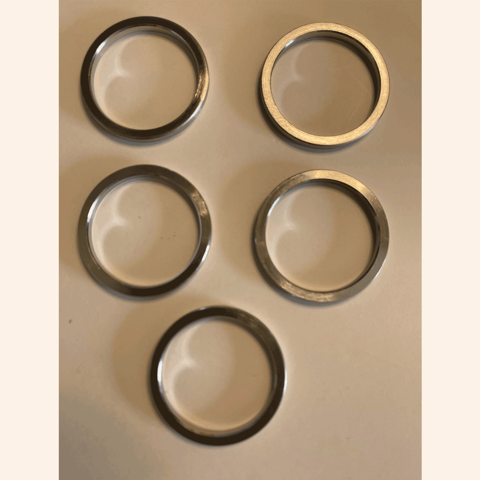5-Pack GMS 1/8″ Mortise Cylinder Spacer Blocking Ring Collar US26D COL10-26D