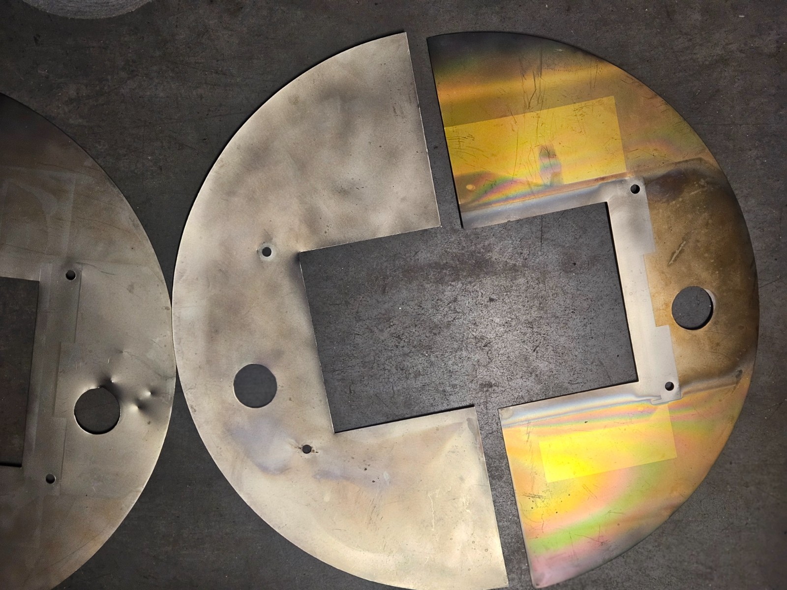 Airco Temescal BJD-1800 Chamber Shield Set – Stainless Steel Deposition Shields