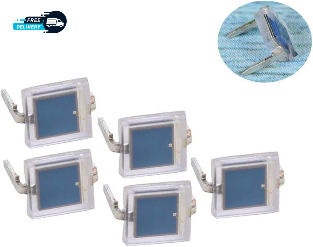 5Pcs BPW34 Silicon PIN Photodiode DIP 2 0.634 ounces LY635 B087NK42MY