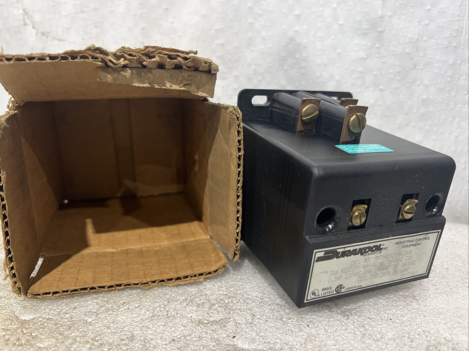 🔥DURAKOOL 3M30APS208ACDVG Control Relay, 30A 208-240V, New, Free Shipping🇺🇸