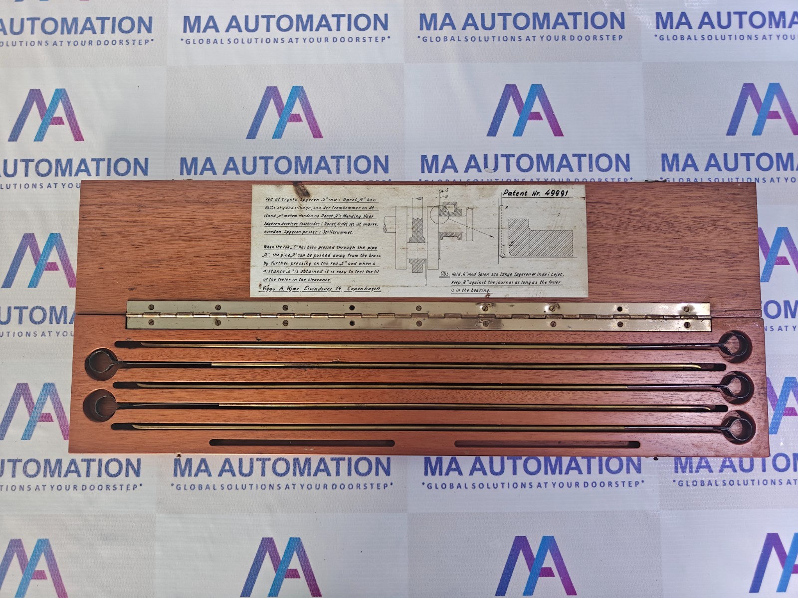VIGGO A KJAER 49991 0.05-0.35 mm BEARING FEELER GAUGE SET