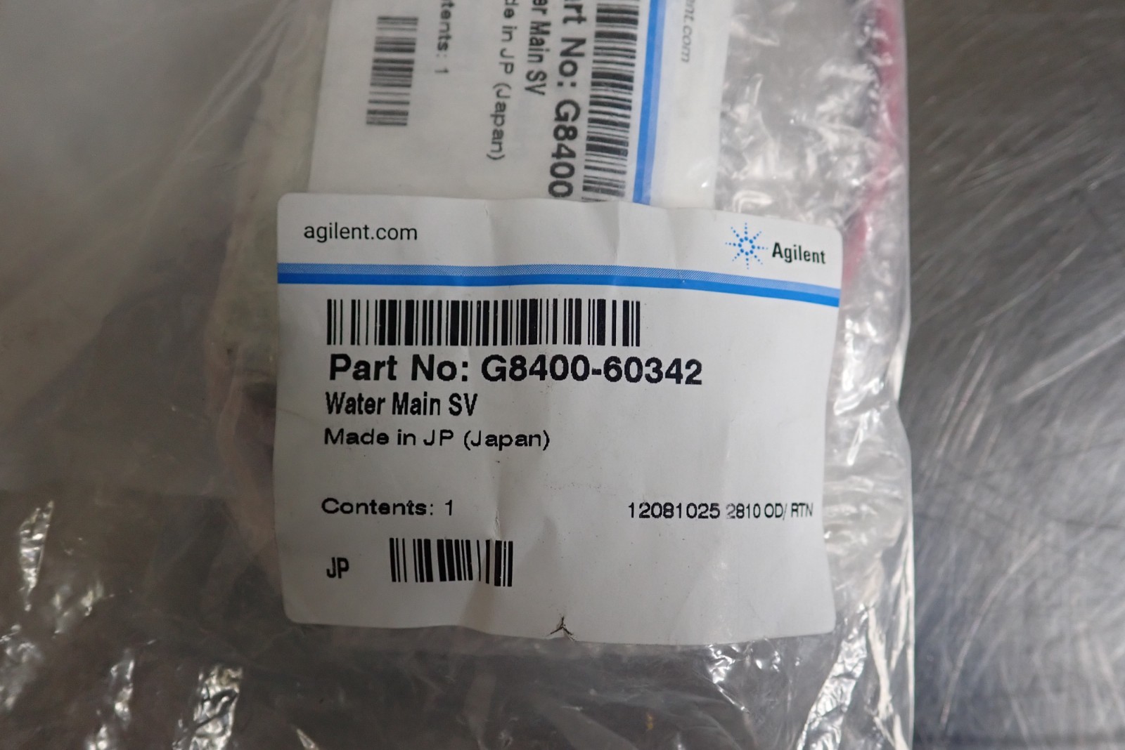 Agilent Technologies G8400-60342 Water Main SV – NEW