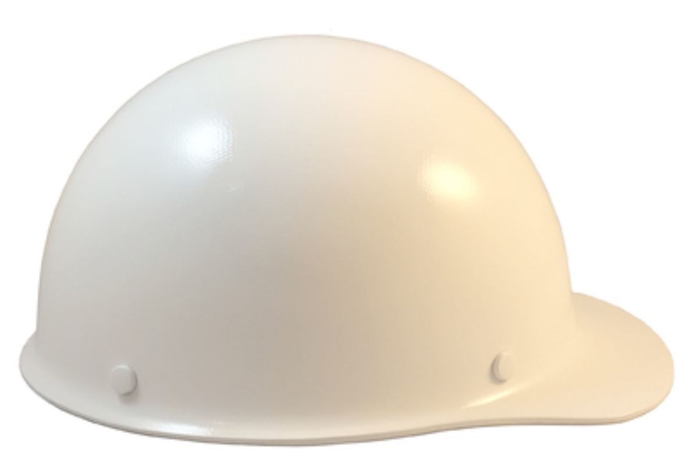 MSA Skullgard Cap Style with Ratchet Suspension – White