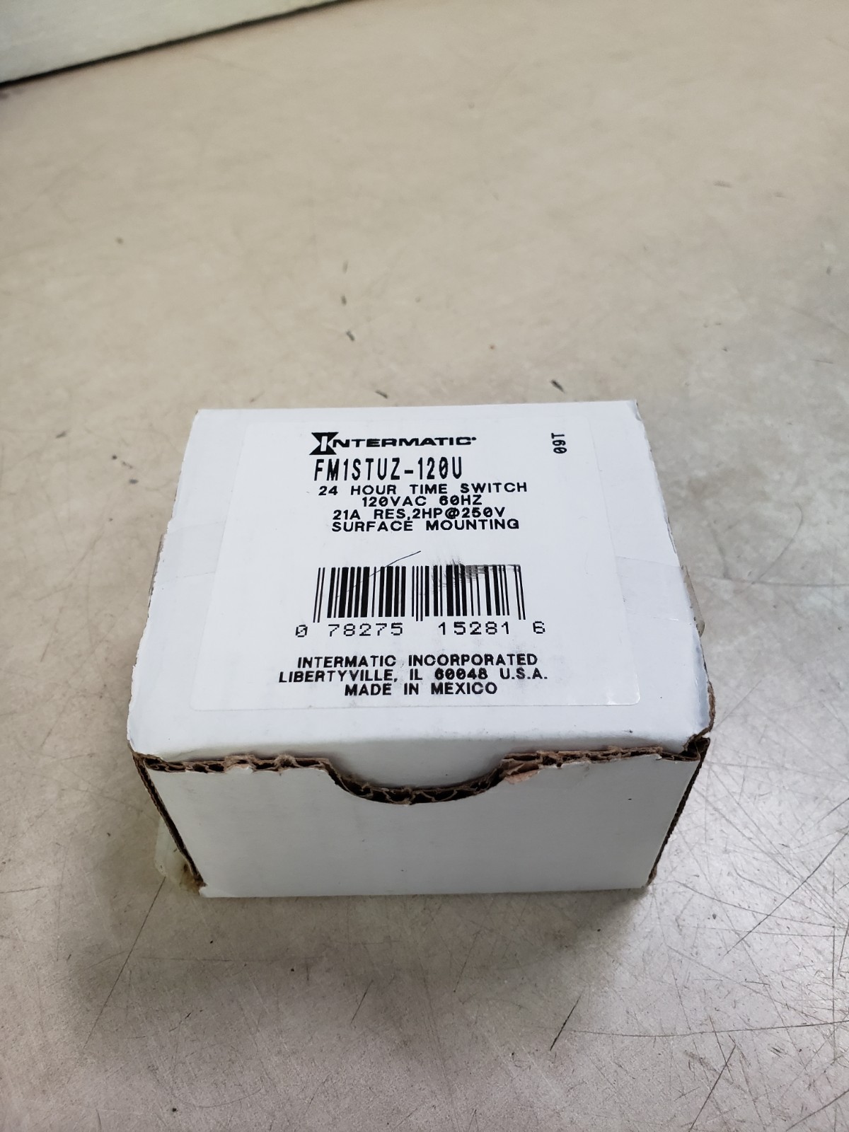 Intermatic FM1STUZ-120U 24-Hour 21A SPDT Electromechanical Timer Module