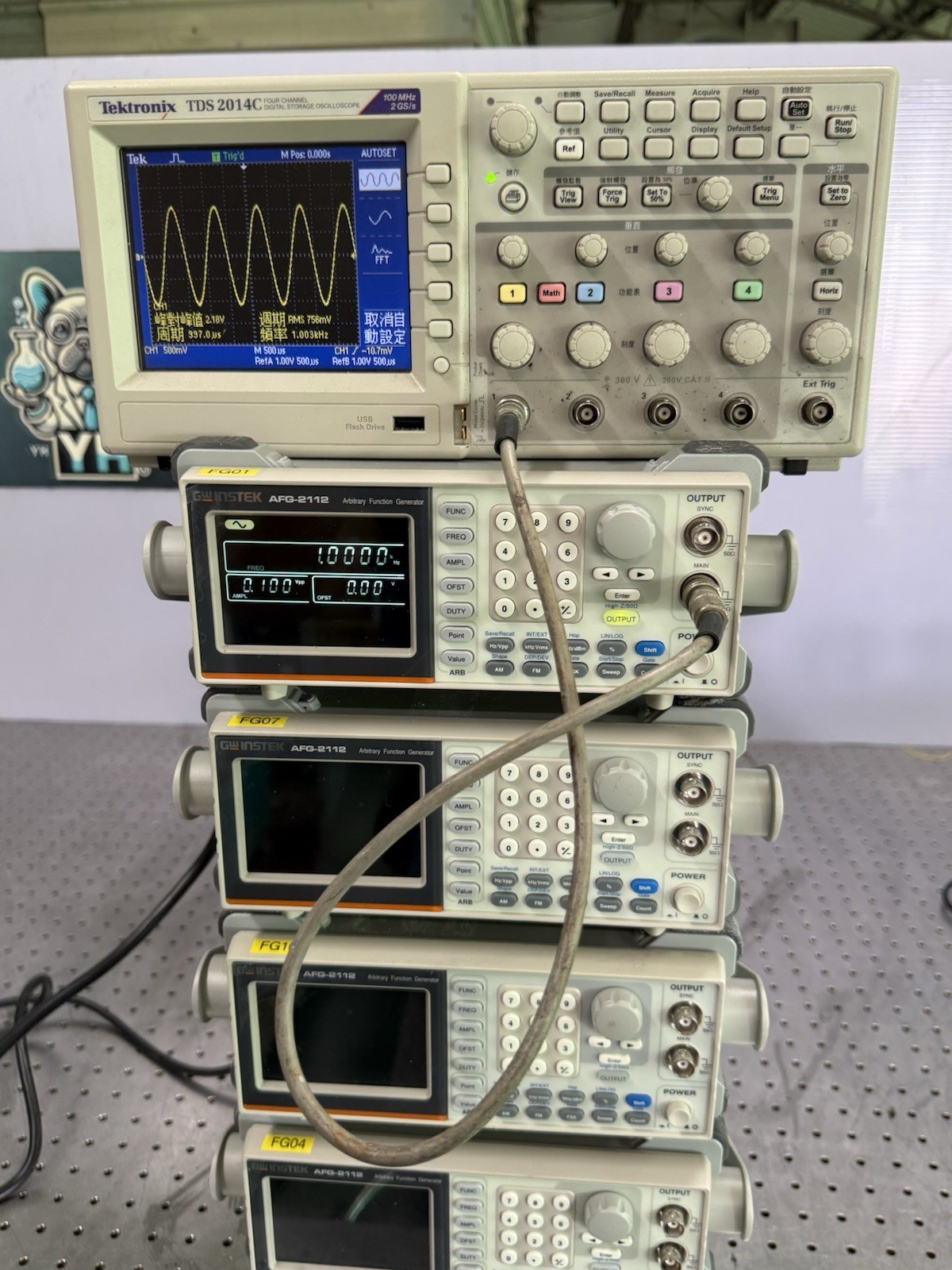 GW Instek AFG-2112 Arbitrary Function Generator Tested Output AS-IS