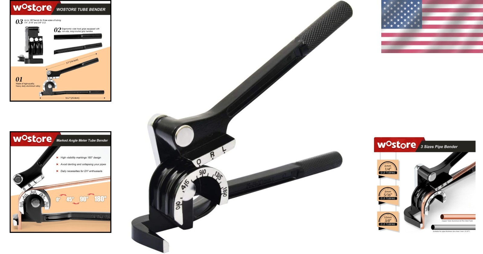 Durable Hand-Powered Tubing Bender – Non-Slip Grip for Effortless Operation