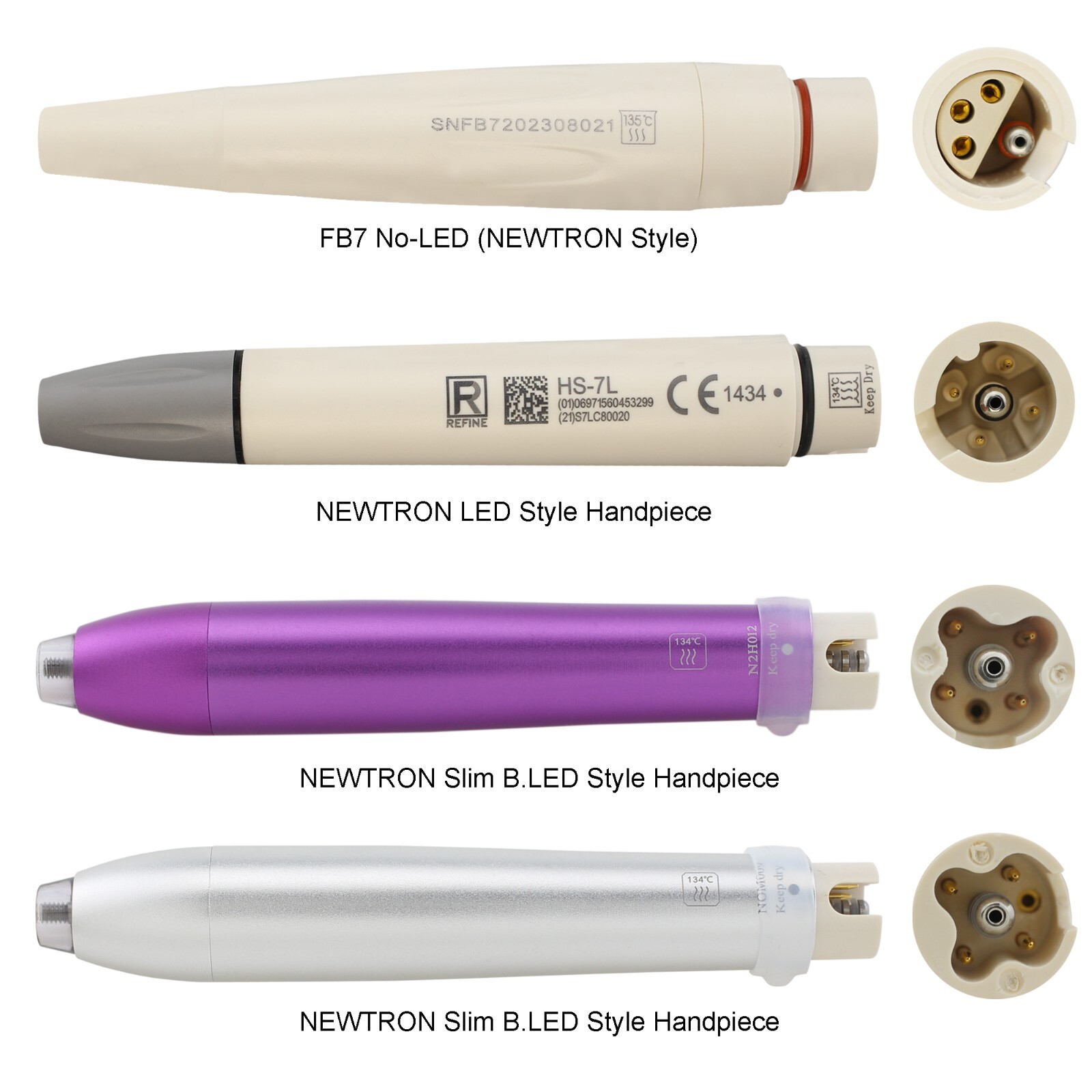 Dental Ultrasonic Scaler Handpiece P5 Newtron Slim B.LED For Satelec ACTEON Tips