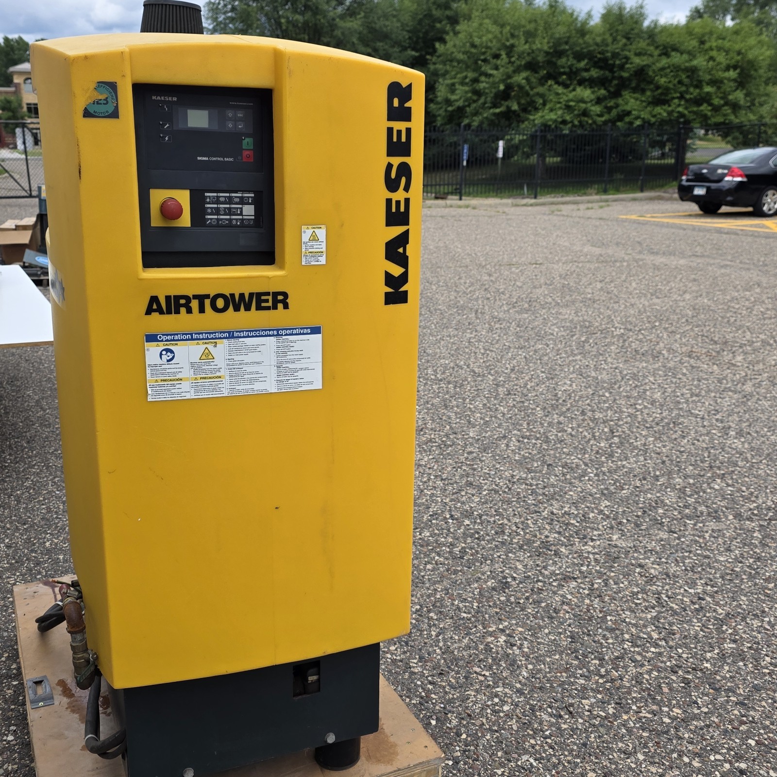 Kaeser Airtower 5C 5HP Rotary Screw Air Compressor 21 CFM 125 PSI 460V