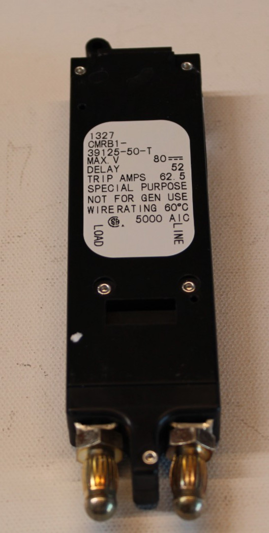 Airpax 50 Amp Circuit Breaker CMRB1-39125-50-T Pluggable