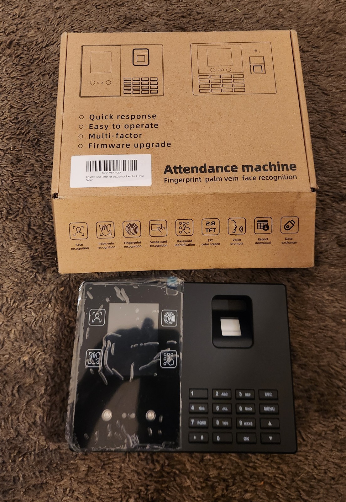 Attendance Machine T200 FACE PALM VEIN AND FINGER PRINT
