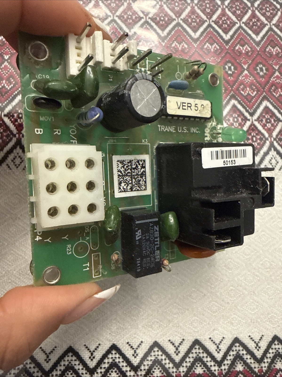 Trane American Standard Defrost Control Board CNT05482 SCROLL Version 5.0 S8