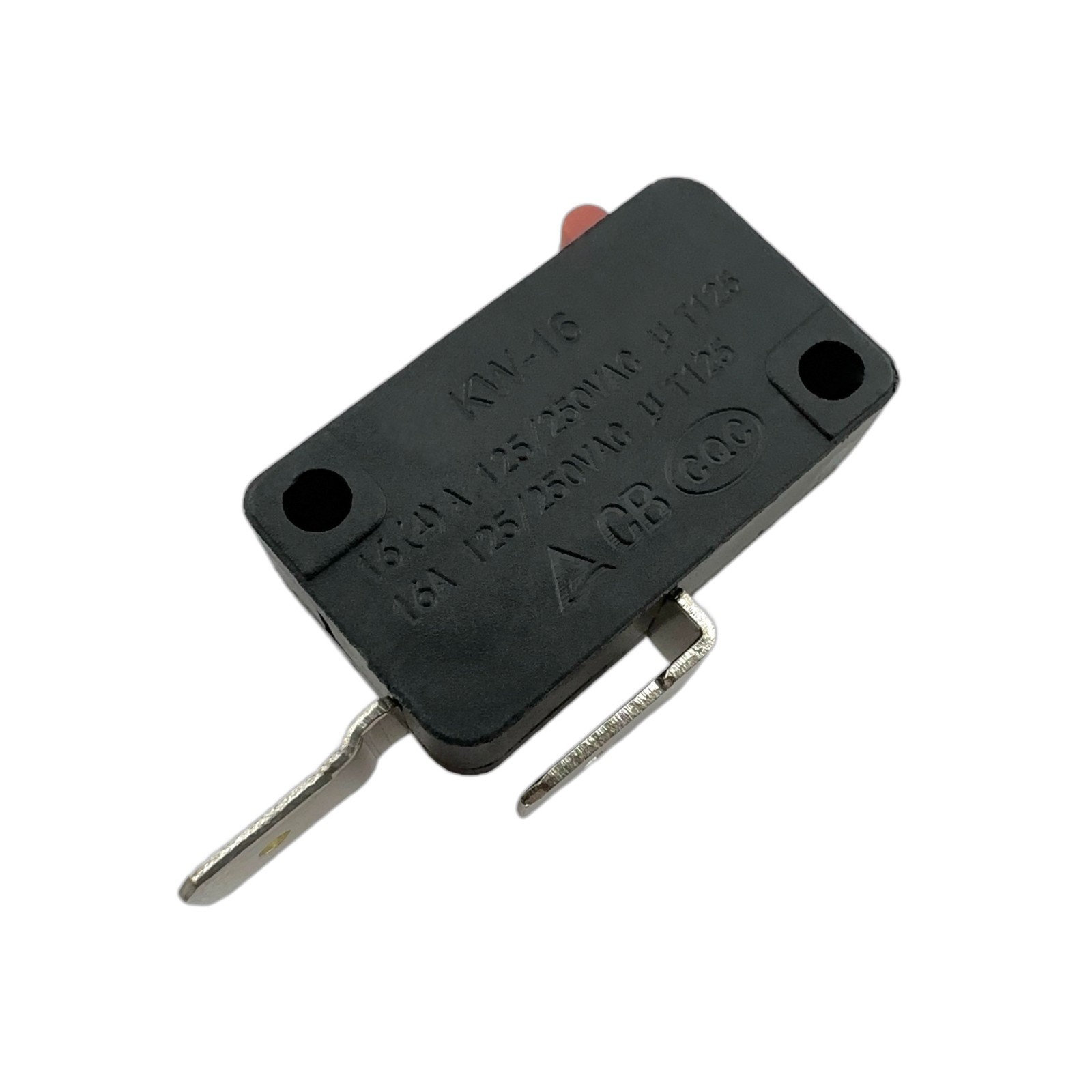 KW-16 USHUN Red Button Micro Switch 2-Pins 16A 125/250VAC T125 Normally Open
