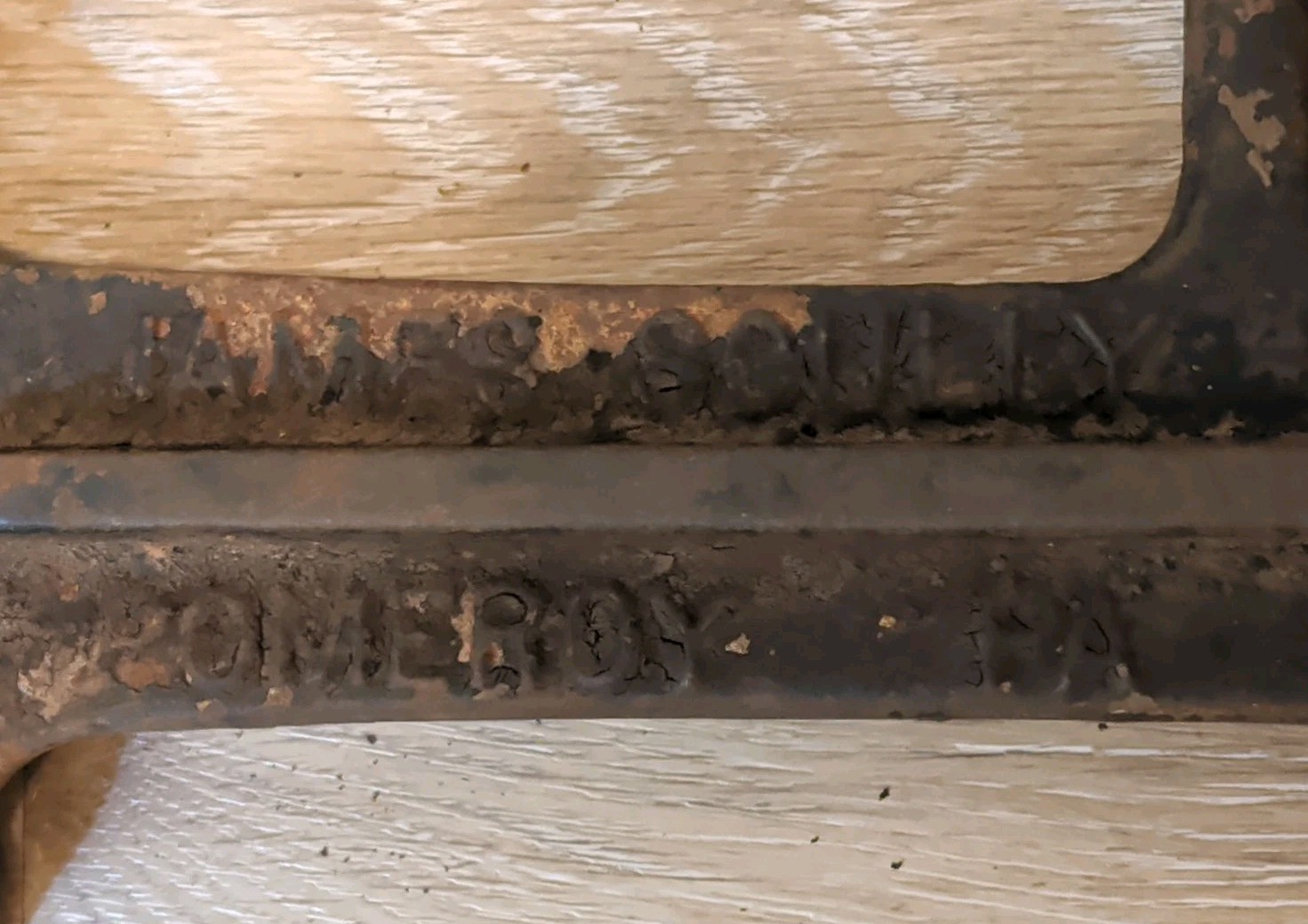 James Scully Keystone Dehorner for Cattle Horns Up To 3+ Inches Cast Iron Vtg