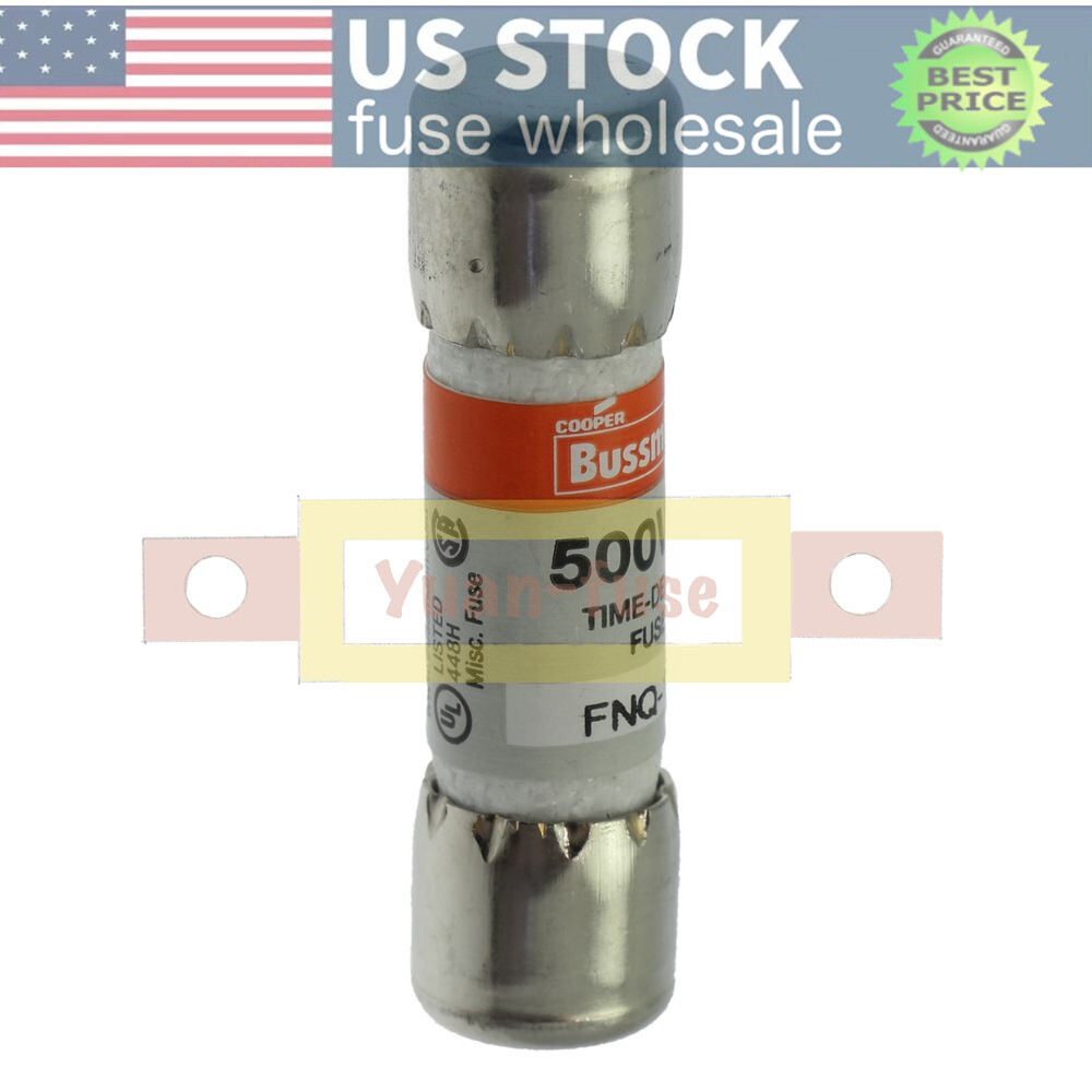 10PCS FNQ10 New Bussmann FNQ-10 10A 500Vac Time-delay Fuse Fast Delivery