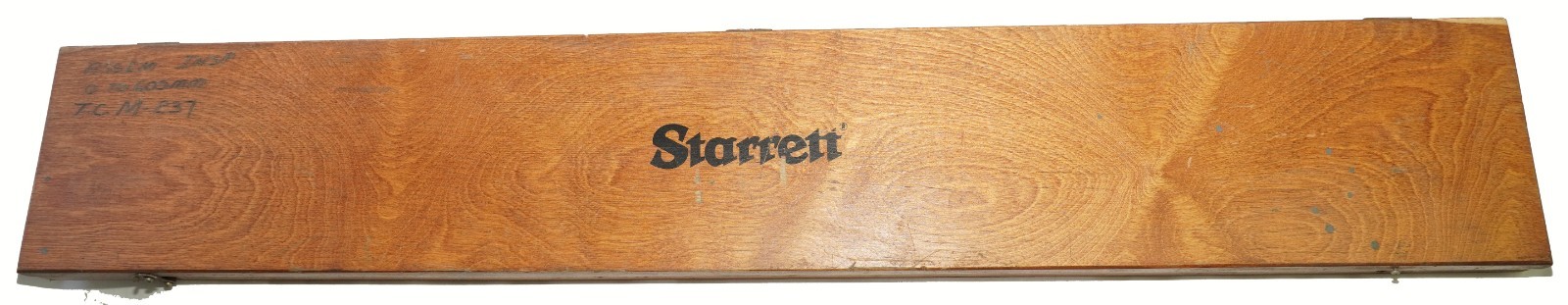 Starrett 123M 600mm Master Caliper – .02mm Vernier Scale