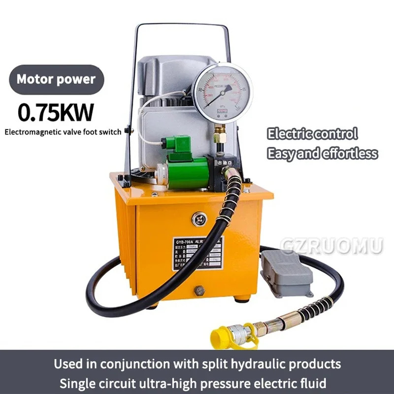 GYB-700A 750W Electric Hydraulic Pump Ultra High Pressure Electric Pump 220v