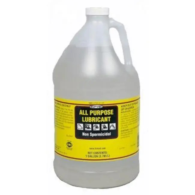 Durvet All Purpose Lubricant Gallon Non Spermicide Veterinary 10 Ml