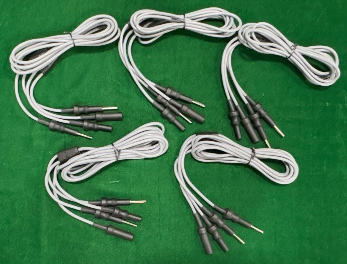 5pc Laparoscopic TURP Single Stem Bipolar Cable 4mmx300cm Reusable Instruments