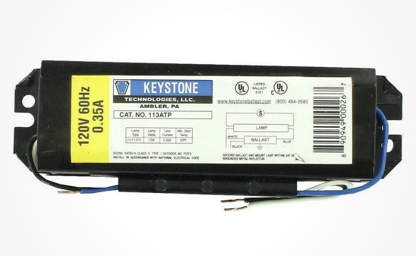 Keystone Technologies 113ATP (1 Lamp) F13T5 13W 120V Outdoor Lamp Ballast * Nice
