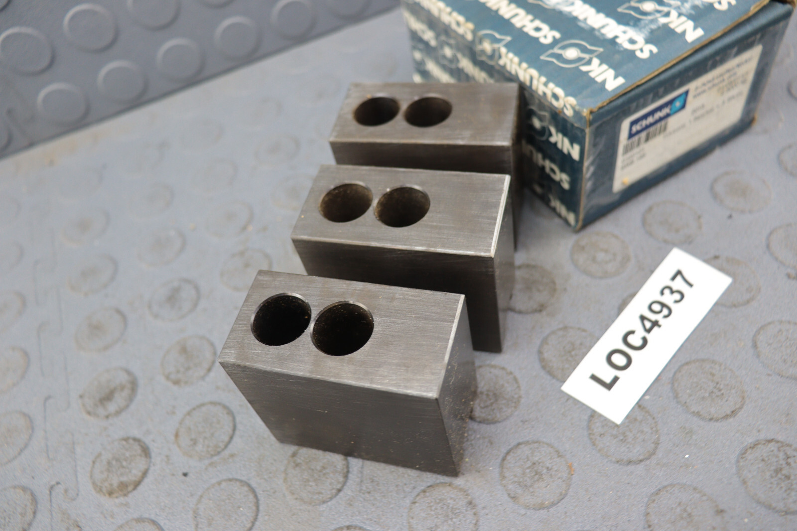 SCHUNK LATHE CHUCK JAWS SWB 165 0120101 SET OF 3 LOC4937