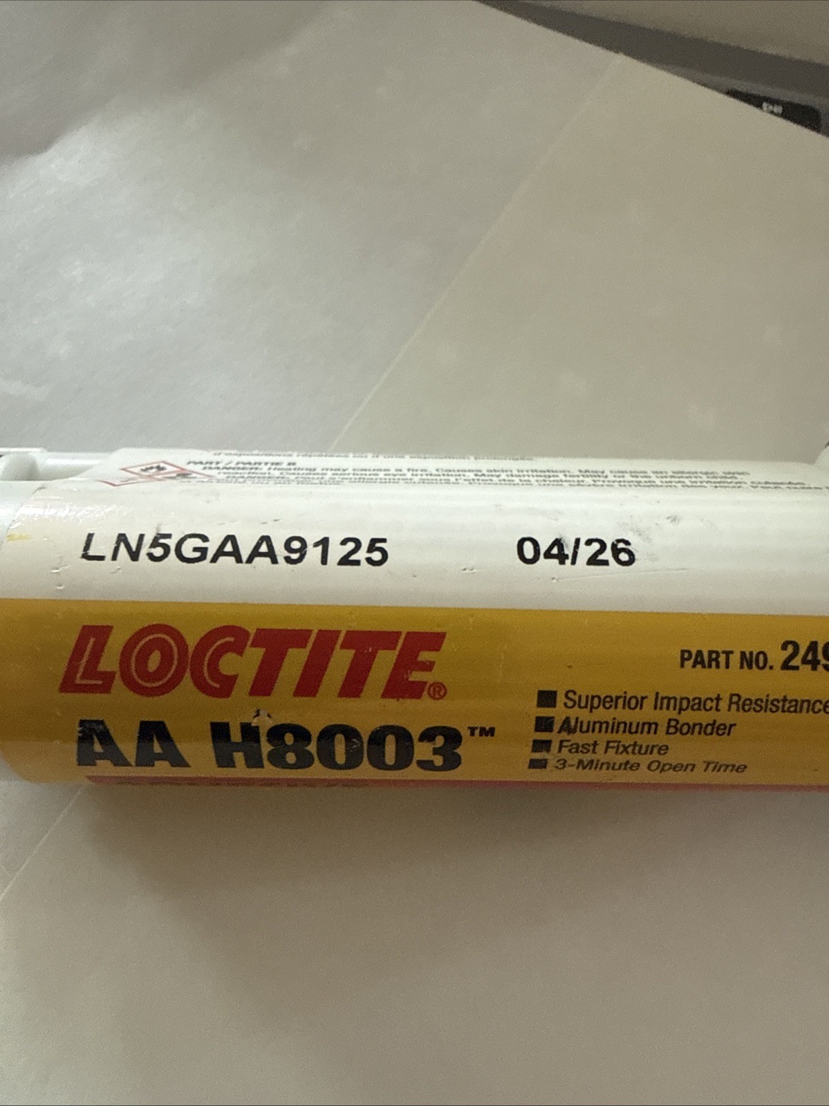 Loctite H8000 High Performance Adhesive 1.69 OZ Green EXP DATE 04/30/2026