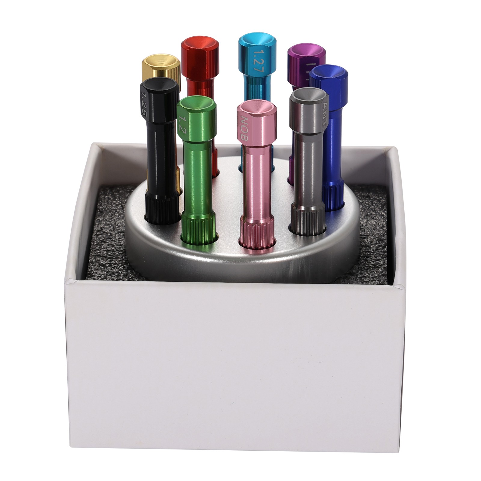 Dental Lab Stainless Steel Implant Screw Driver 9pc/set Dentistry Tool Kit