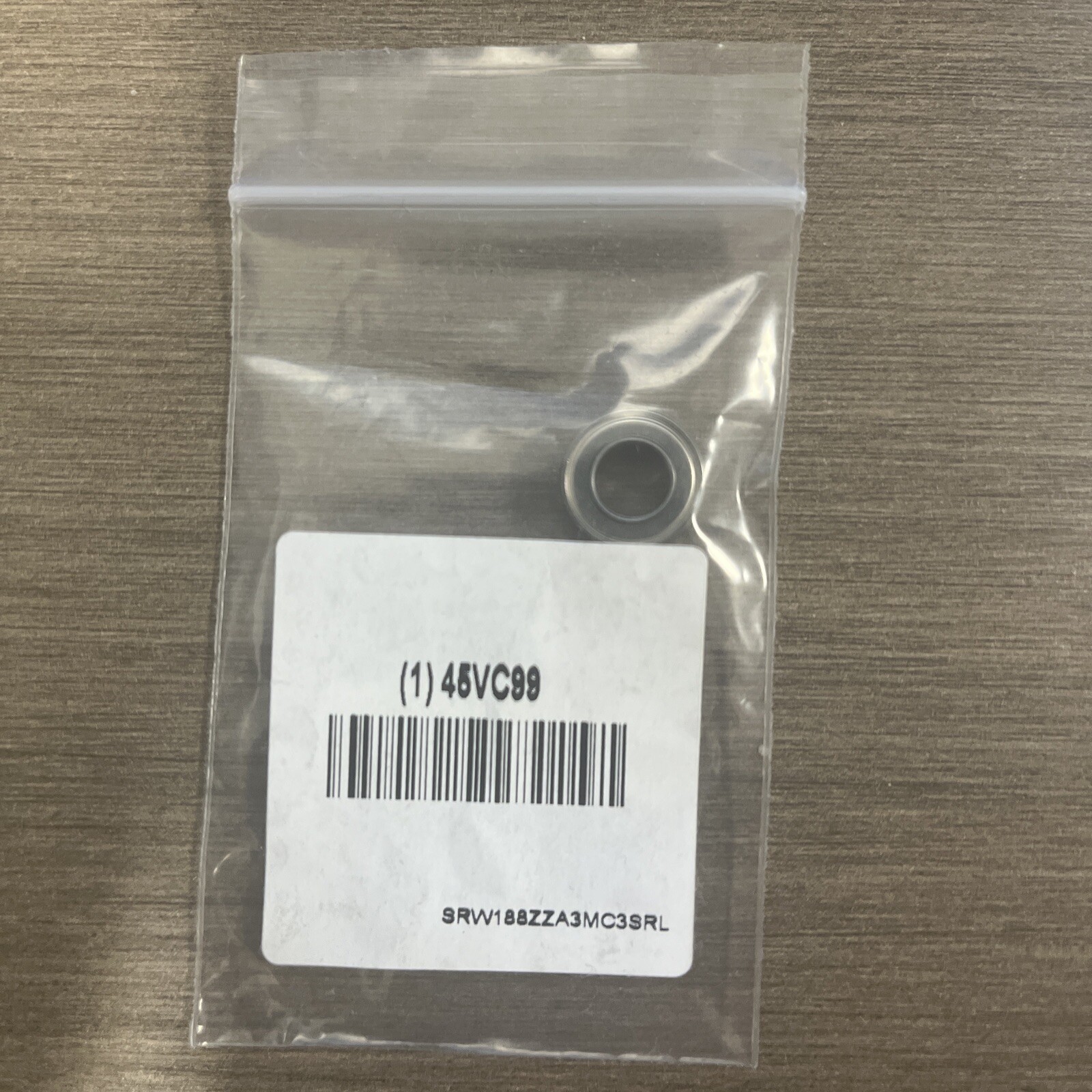 EZO SRW188ZZA3MC3SRL Ball Bearing,0.2500In Dia,99 Lb,Shielded