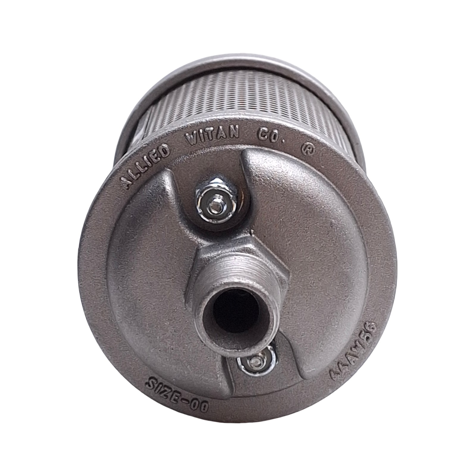 Alwitco 0111000 M00 Pneumatic Muffler, 3/8in NPT Male, 125psi, ø2.59in x 5.12in