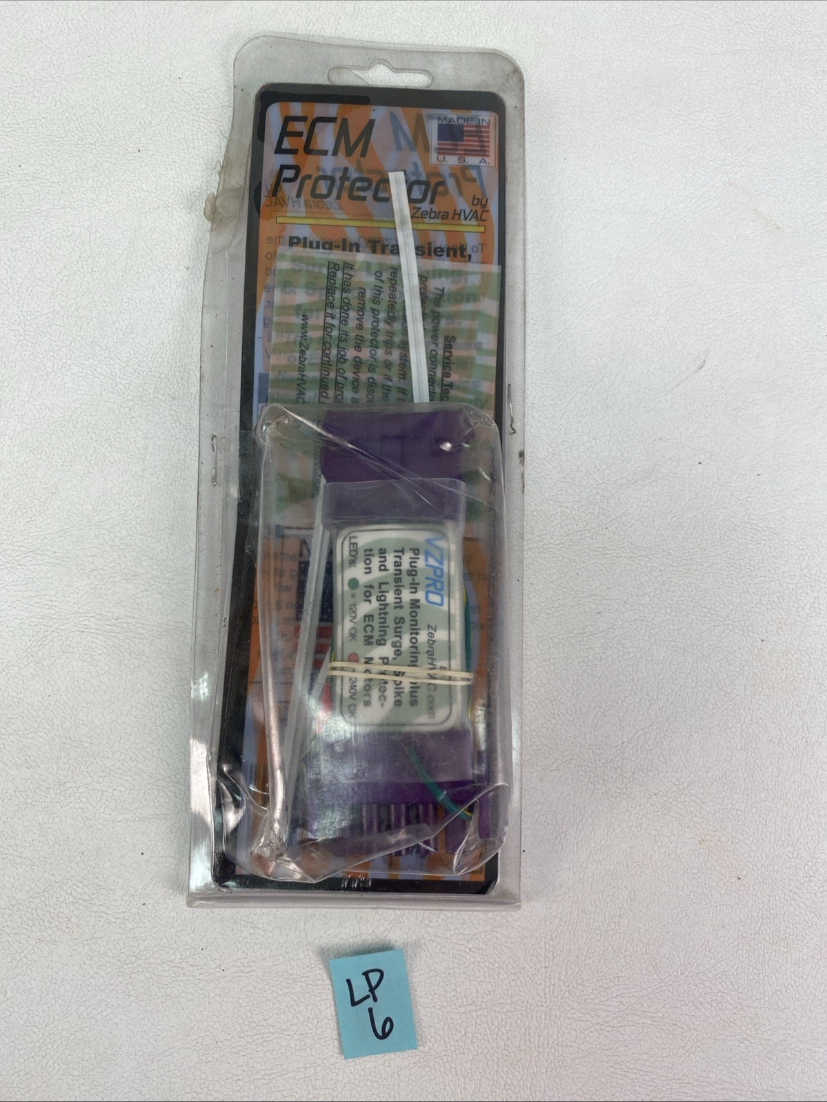 Zebra Instruments VZPRO ECM Motor Protector Surge Protection S59-420